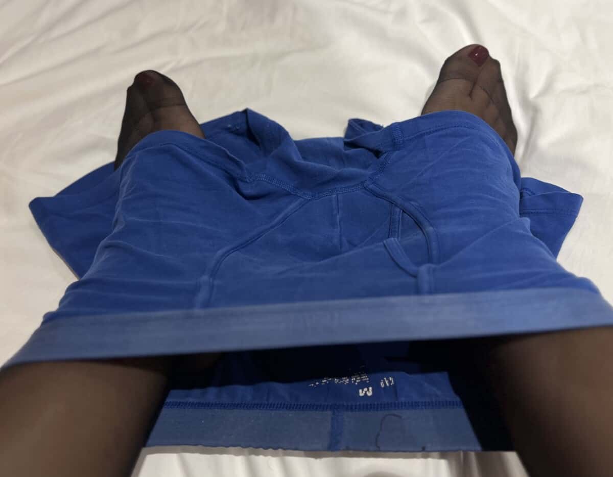 Put underwear the way you would wear it